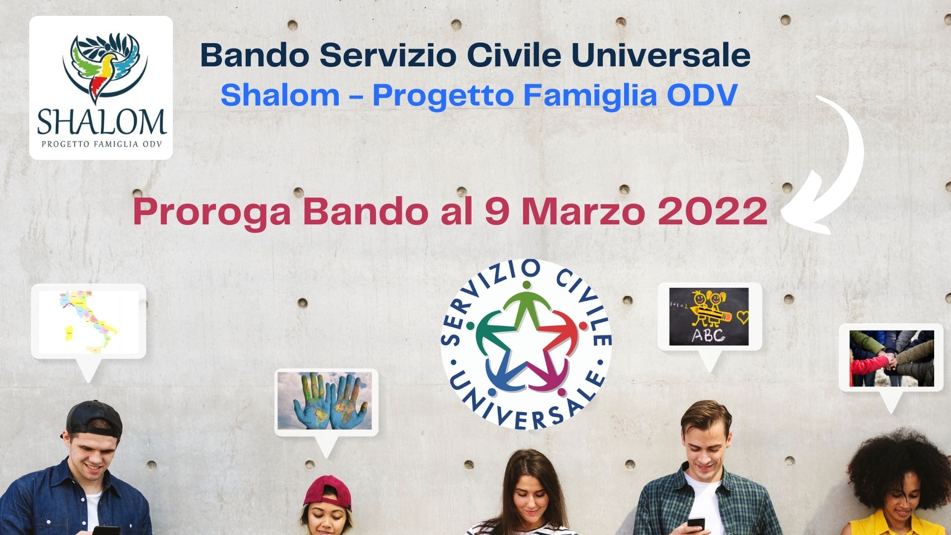 Bando Servizio Civile con Associazione Shalom